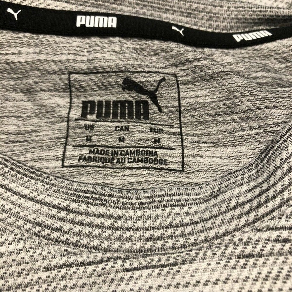 PUMA Men Pace Tee T Shirt Short Sleeve Lightweight Wicking Comfort Stretch - Picture 5 of 7